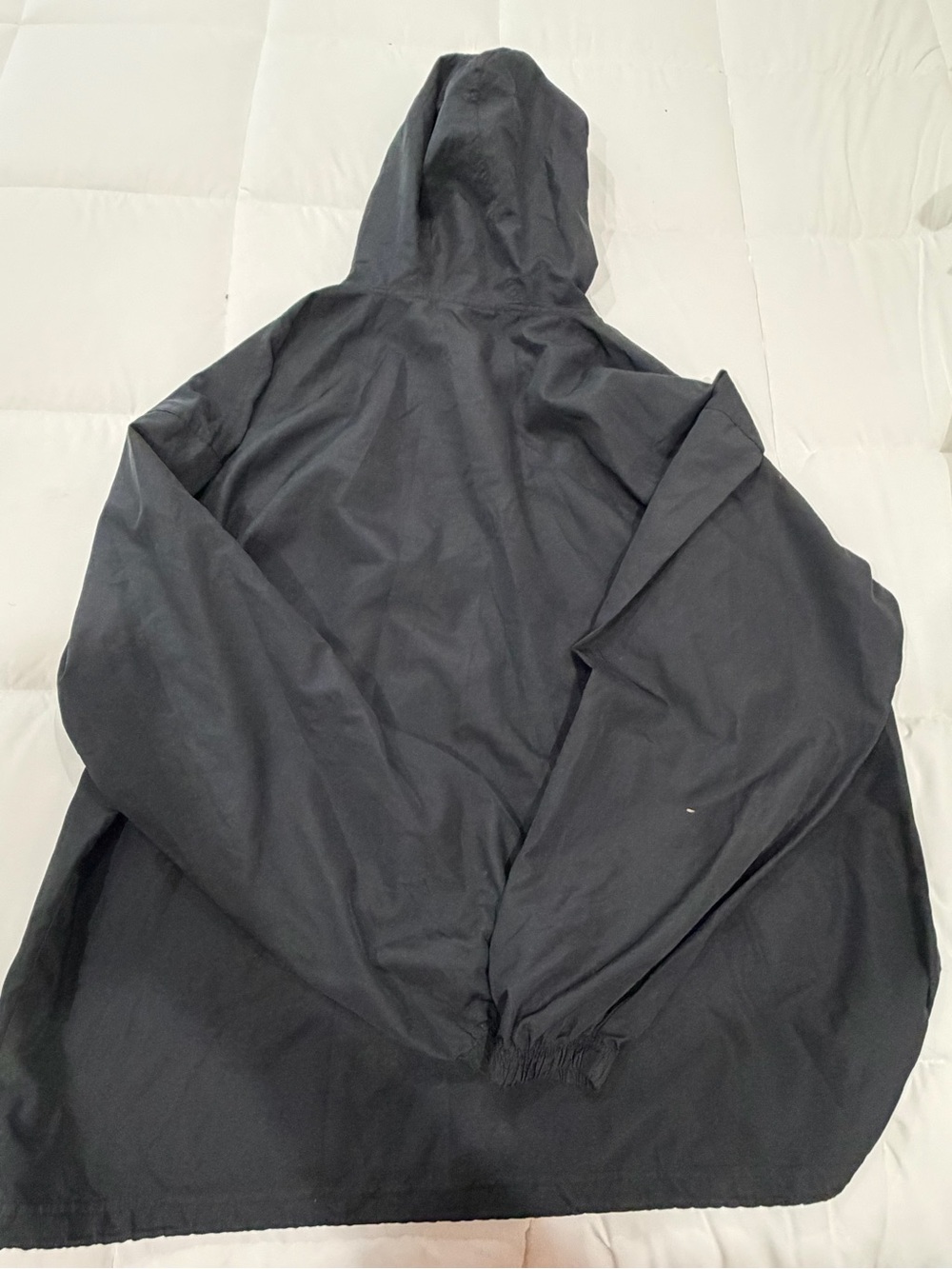 Champion Black Hooded Pullover Anorak - Picture 4 of 7
